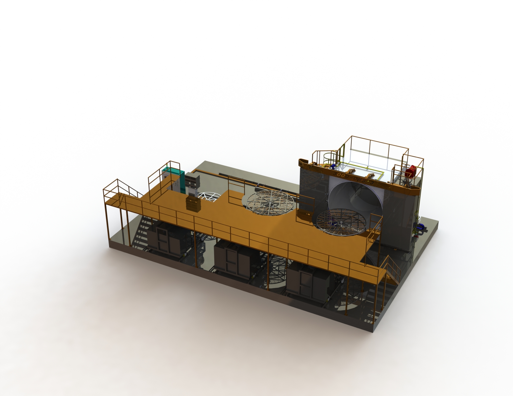 oven movable shuttle 3d
