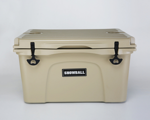 Snowball Coolers for Camping, Fishing, Hunting, BBQs & Outdoor Activities, Tan, 53QT(50L)