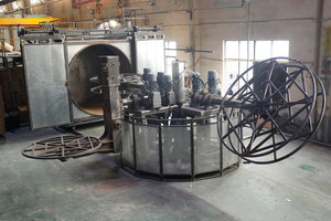 Carrousel Rotomolding Machine for Plastic Water Tank