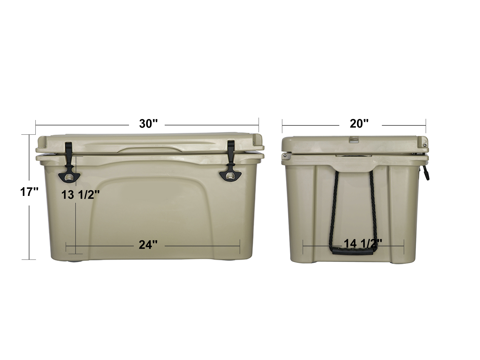 65L Rotomolded Cooler Box