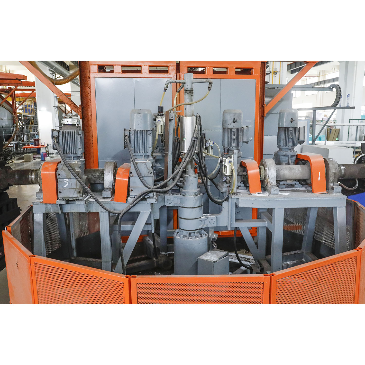 Clamshell Carousel Rotational Molding Machine in China