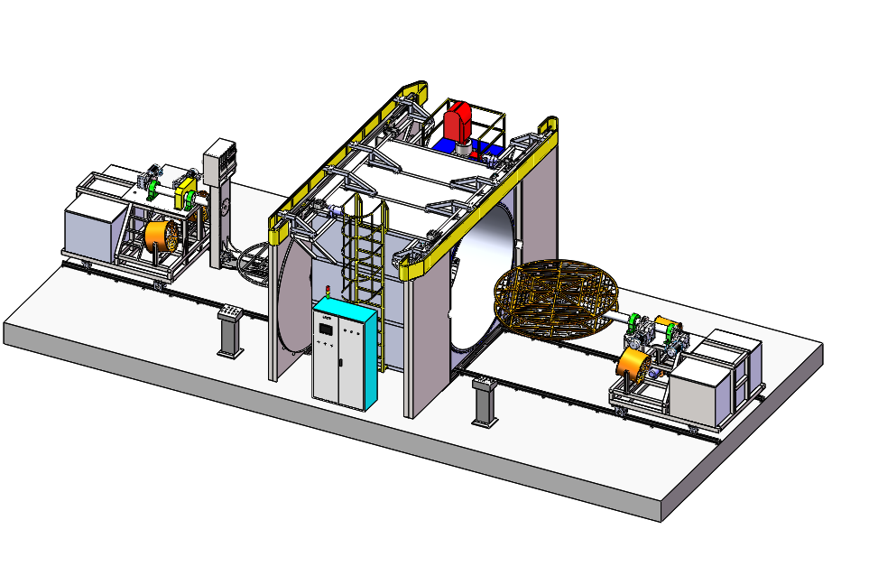 Shuttle rotational molding machine